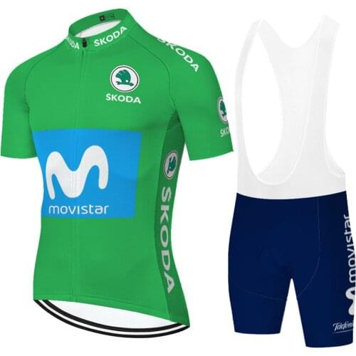 Movistar Jersey Verano Masculino Ciclista Culotes Bermuda Masculina Camiseta Ropa Ciclismo Hombre Maillot Ciclismo Hombre