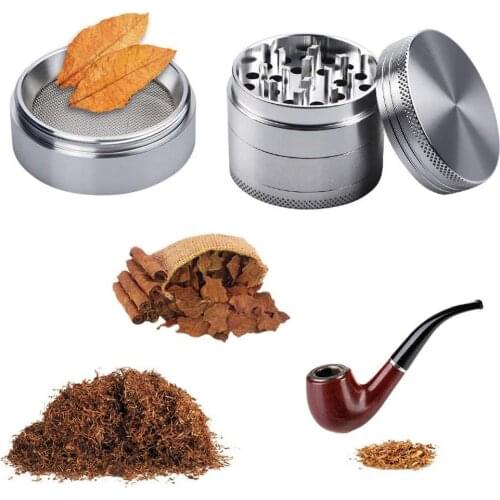 4-layers Herb Tobacco Grinder Smoking Accessories Manual Hand Herb Grass Weed Tobacco Spice Grinder Miller Crusher Machine Gift