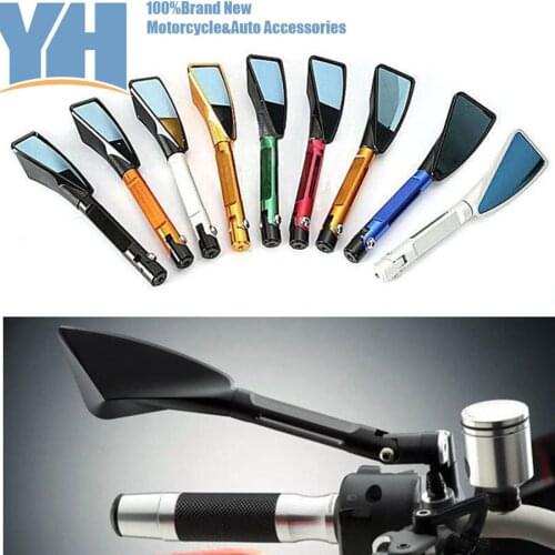 GT Moto-TOMOK Aluminum CNC motorcycle rearview Side mirror accessories Fits For Kawasaki HONDA SUZUKI YAMAHA