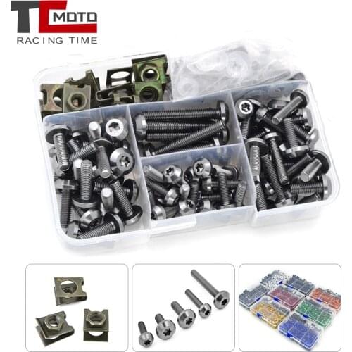 Fairing Bolts Bodywork Screws Nut For Suzuki GSXR 600 1000 Bandit 1200 1250S V-Strom SV Hayabusa RG GS Katana 750 GSX TL 1000S