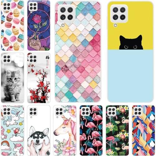 Phone Cases For Samsung Galaxy A22 4G 5G A32 4G 5G 2021 Soft TPU Cover Color Luxury Popular Printing Mobile Fashion Bags