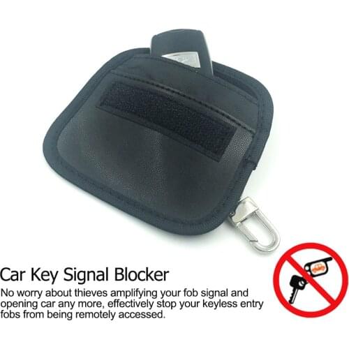 1Pcs Mini Car Key Case Car Key Signal Blocker Small Waterproof Keychain Keyless Protection Anti Water RFID Car Key Fobs Case