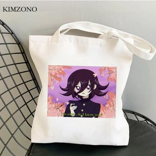 Danganronpa shopping bag jute bag grocery eco recycle bag bolso bolsas de tela bag foldable bolsa compra tote net sacolas