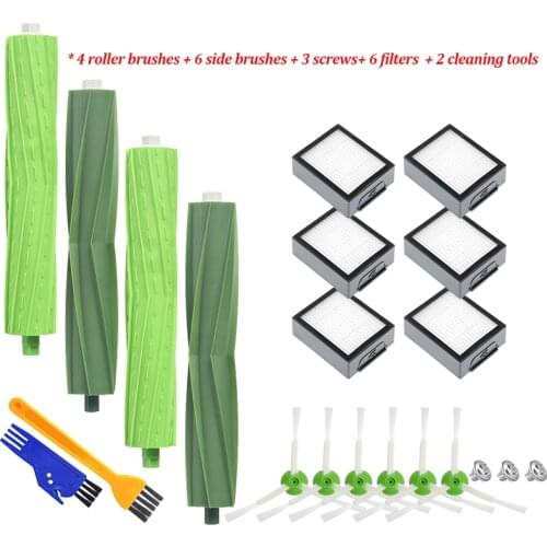 Filter for iRobot Roomba i7 i3 i8 E5 E6 E7 Vacuum Cleaner Accessories Spare Parts Roller Side Brush Dust Bag Hepa Filter Kit