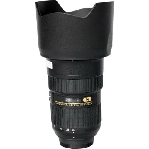 HB-40 Camera Bayonet petal Lens Hood Reversible suit for nikon AF-S 24-70mm f/2.8G ED Lens SLR hood