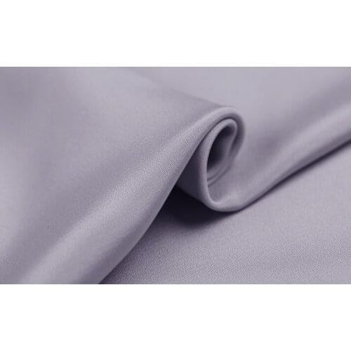 Howmay 100% pure silk fabric crepe de chine 30m/m 45" 130gsm 114cm CDC fabric lavender 04# for sewing dress or DIY handmade