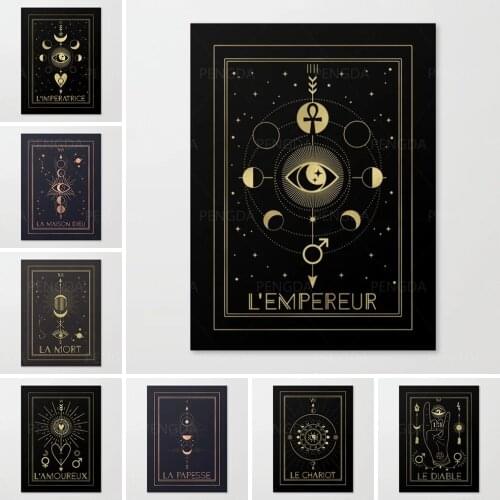 HD Printing Lamoureaux Canvas Painting Wall Artwork Tarot Poster Modular Pictures Framework Modern Home Decor For Living Room