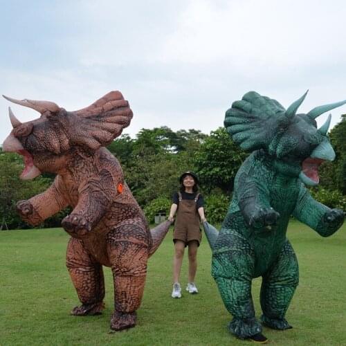 Dinosaur Costume Spinosaurus Pterodactyl Triceratops Adult Mascot Cosplay Halloween Man Boy Universal Costume
