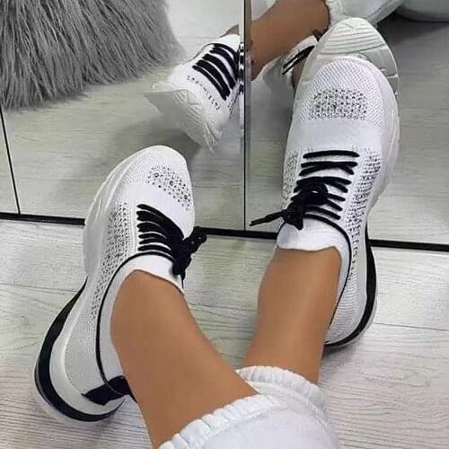 Women Sneakers Platform Shoes Female Flats Solid Casual Spring Summer 2021 New Fashion Womens Vulcanized Shoes Running Sneakers