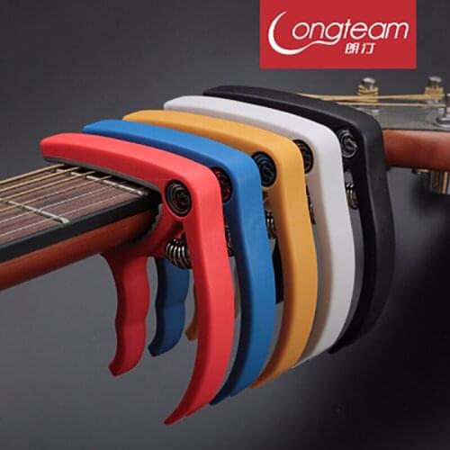 LONGTEAM plastic steel guitar pitch clip portable electric guitar acoustic guitar pitch clip capo shift clip rising clip