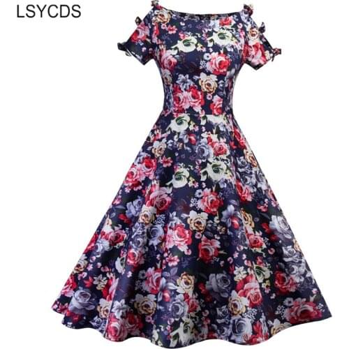 LSYCDS Summer Dresses With Print