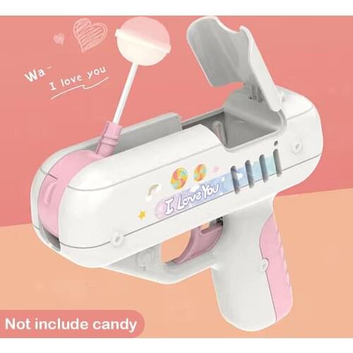 Mini Lollipop Candy Gun Cute Animal Love Surprise Lollipop Gun For Boyfriend Creative Kids Baby Children Toy Girlfriend Gift