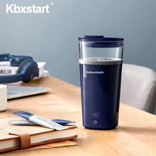 Mini Portable Wireless mixing Cup Coffee Blender Insulation Cup Shaking Cup Fitness Sports Water pot with temperature display