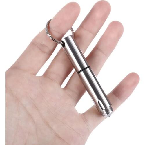 EDC Mini Lady Stainless Steel Mini Tactical Pen Defense Pen Outdoor Survival Self-defense Tool Keychain Pen Broken Window Pen