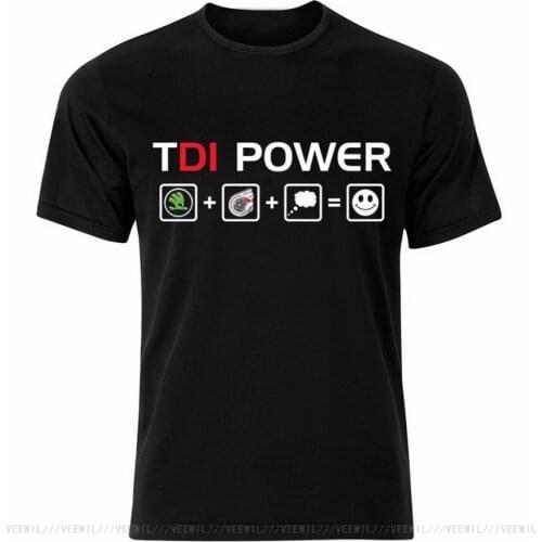 Newest 2020 Fashion Hot Sale 100% Cotton T Shirt Fashion Tdi Power Fabia Octavia Vrs Fitness TShirt Tuning Customize Tee Shirt