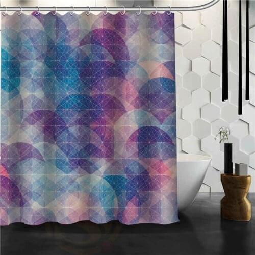 Custom Classic colorful Bathroom Waterproof Shower Curtain Durable Classic Bathroom decorative