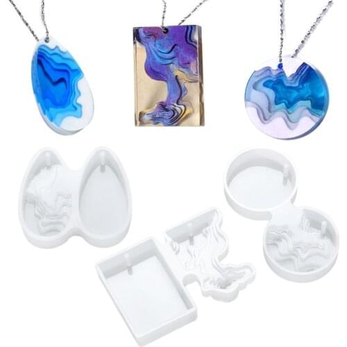 Splice Island Mountains Epoxy Resin Silicone Molds Dried Flower Epoxy Resin Mould Decorative For DIY Pendant Jewelry Making