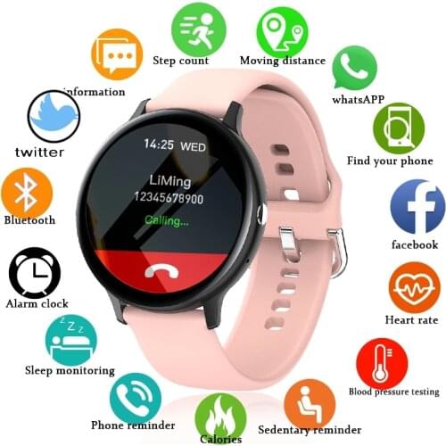 LIGE New Smart Bluetooth Call Watch Men Women Heart Rate Sports fitness tracker Bracelet Watch Man for Android IOS Xiaomi Huawei