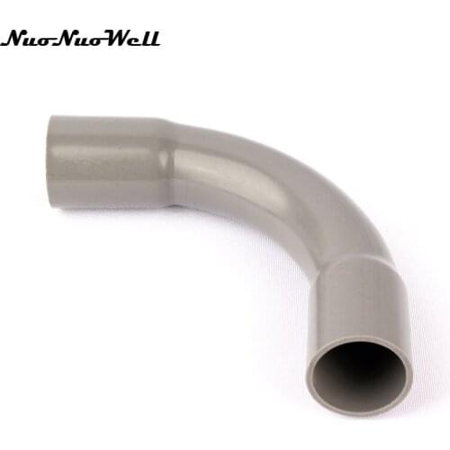 1pcs NuoNuoWell PVC 32mm 90 Degree Elbow Hose Connector for Garden Micro Drip Irrigation Watering Aquarium Water Tank Parts