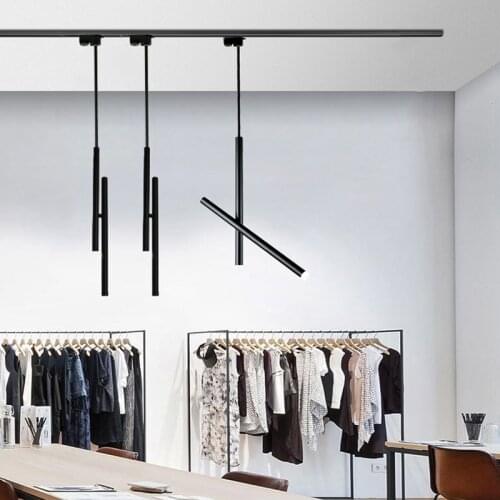 LED pendant Lights 10W Adjustable Double Spotlight Track Lamps for Art Exhibition Picture Show Replace Halogen Lamps AC90-260V