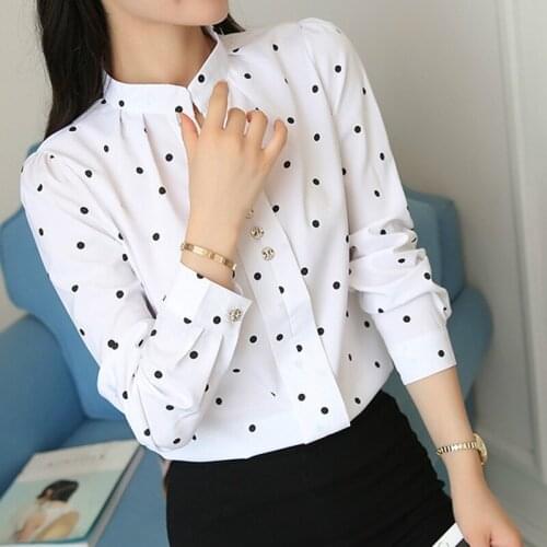 Tino Kino Stand-up Collar Blouses