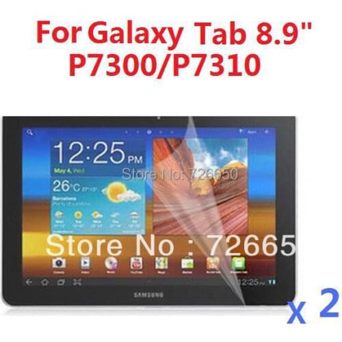 For Samsung Galaxy Tab 8.9" P7300 P7310 High Clear Screen Protector Guard X 2PCS