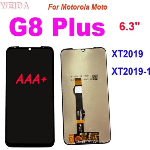 AAA+ LCD For Motorola Moto G8 Plus XT2019 XT2019-1 Lcd Display Touch Screen Digitizer Screen Assembly For Moto G8 Plus Display