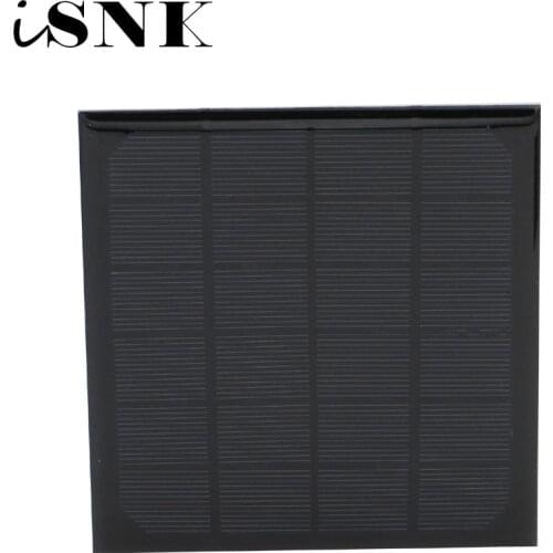 6V 500mA 3Watt 3W Solar Panel Standard Epoxy Monocrystalline Silicon DIY Battery Power Charge Module Mini Solar Cell toy