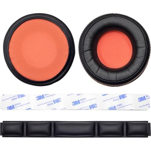 Headset Earpads Headband Pad for Siberia 800/840 Headsets Replacement Ear Pad Cushion