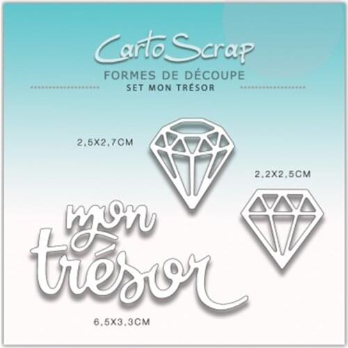 CH 2021 New Arrival Mon-tresor Stencil Metal Cutting Dies For Scrapbooking Practice Hands-on DIY Album Card Handmade Tools