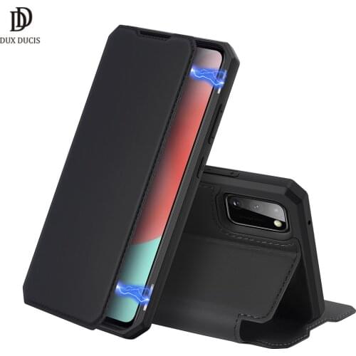 DUX DUCIS Skin X Series Luxury Leather Wallet Case Flip Case Magnetic Closure Super Soft with card slot For Samsung Galaxy A41