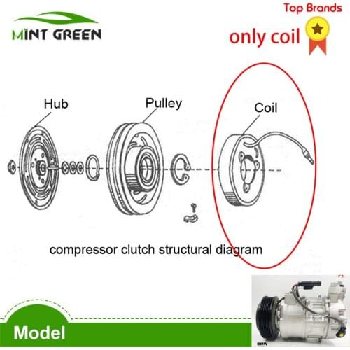 For AUTO AC bmw Compressor clutch 64529295050 64526811430 64526811432 64526826879 for Car BMW Mini Copper
