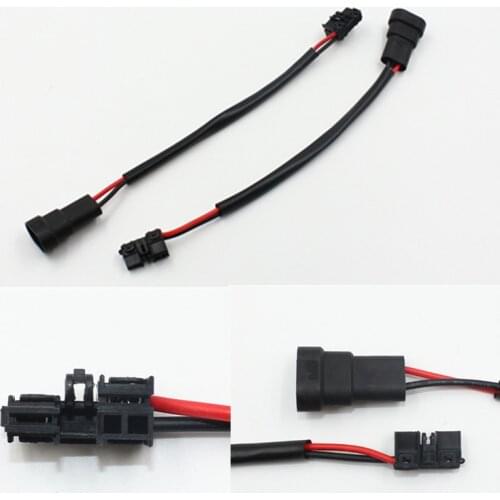FSYLX 2 x 9005 hb3 / 9006 hb4 to D4S D4R HID Xenon Ballast Power Cable wire harness connector for Toyota Extension Socket
