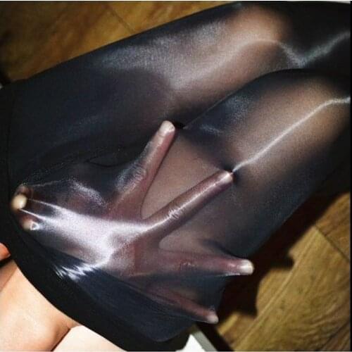 Oil Glossy Shiny Pantyhose Legging Super Thin Elastic Transparent Panty-Hose Silk Smooth Nylon Body Stockings Leggings Clubwear