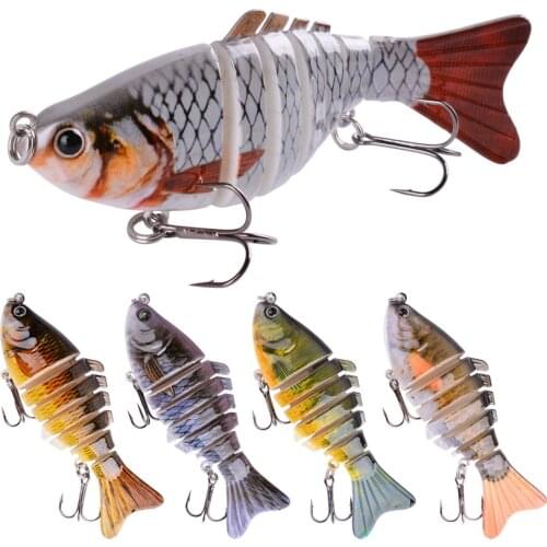 1 PCS Wobblers Fishing Lures Artificial Multi Jointed Sections Artificial Hard Bait Trolling Pike Carp Fishing Tools