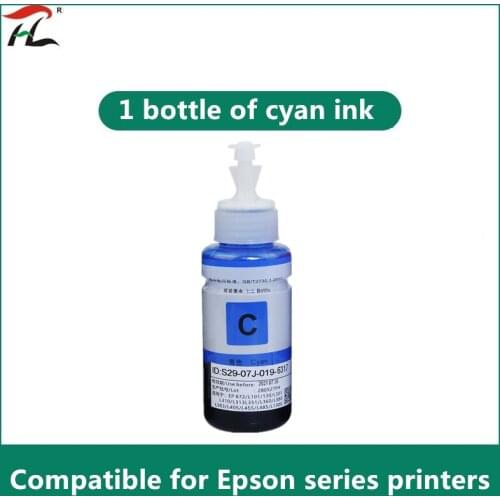 Dye Refill Ink kit for Epson L100 L110 L120 L132 L210 L222 L300 L312 L355 L350 L362 L366 L550 L555 L566 printer Free Shipping