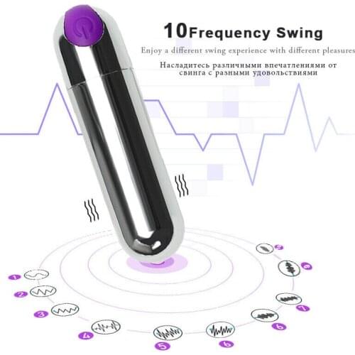 Strong Power Mini Bullet Vibrator Reachargeable Muscle Massager Lipstick Clitoral Stimulate Vibrating Love Egg