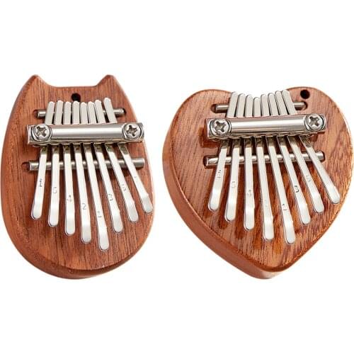Newest Mini Kalimba 8 Keys Thumb Piano Great Sound Finger Keyboard Musical Instrument Wooden