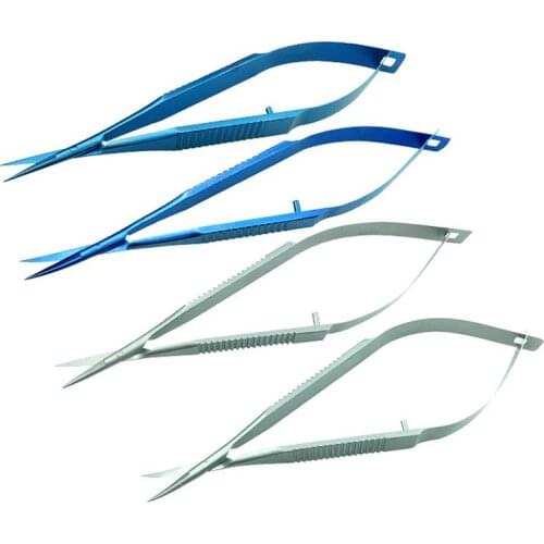 Ophthalmic Capsule Membrane Scissors Castroviejo Corneal Scissors Titanium/stainles Steel Micro Scissors Instrument