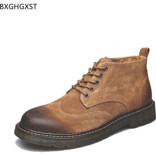 Hunting Boots for Men Male Leather Casual Shoes Ankle Boots Man Designer Shoes Timberland Boots for Men 2021 Tactical Shoes Men