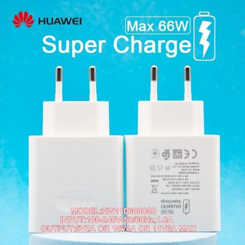 Huawei Charger 66W Original Mate 40 Pro Supercharge USB 6A Type C Cable For Huawei Mate 40 Pro Mate30 40 P40 Pro Nova8 SE P30
