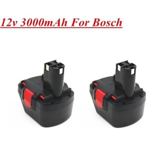 BAT043 BAT045 BAT046 BAT120 BAT139 3.0Ah Ni-MH 12V Rechargeable Battery for Bosch 12 V Drill GSR12VE-2 PSR12VE-2 2607335273