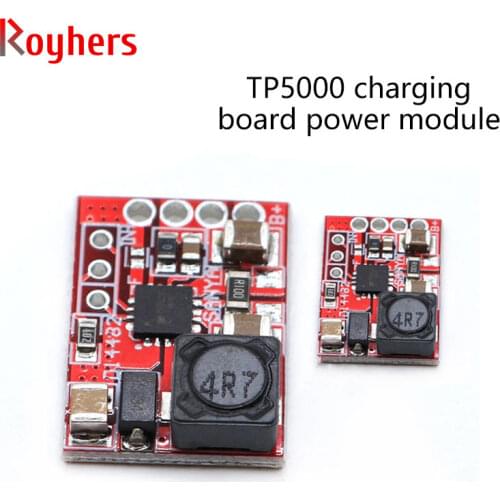 TP5100 Charge Management Power Module Board 3.6v4.2v Lithium Battery 1A Lithium Iron Phosphate Battery Compatible 1Pcs