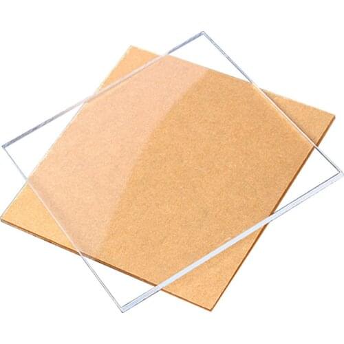 Plexiglass Transparent Clear Plastic Sheet Acrylic Board Plate Organic Glass Thickness 1mm