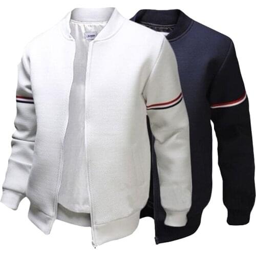 Popular British ribbon decorative standing collar mens clothing foreign trade slimming jacket JK57