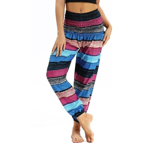 Palazzo Harem Pants For Women,Loose Casual Yoga Pants,Boho Vintage Hippie Bohemian Pilate Beach Trousers