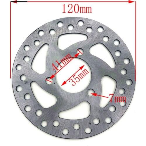 Gas Electric Scooter Brake Disc 120mm/35mm For 47cc 49cc 2 Stroke Pocket Bike Mini Dirt Bike ATV Quad Mini Motorcycle
