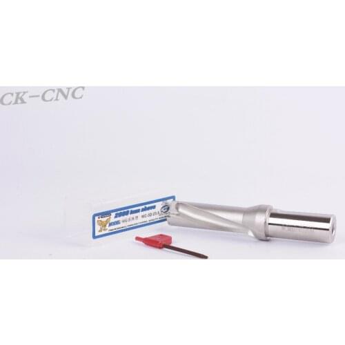 Hight quality WC-3D-23.5 C25 U drill indexable drill CNC TOOL 23.5mm-3D Machining length=70.5mm for WCMX04 insert