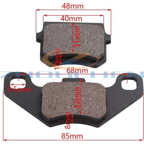 Rear Disc Brake Pad for 50cc 70cc 90cc 110cc 125cc ATV Go Kart Quad Bikes Dune Buggy 4 Wheeler