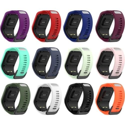 Replacement Bracelet Soft Watchband For TomTom Runner 2/3/4 Sports Replacement Wrist Band Silicone Smart Accessories Bracelet